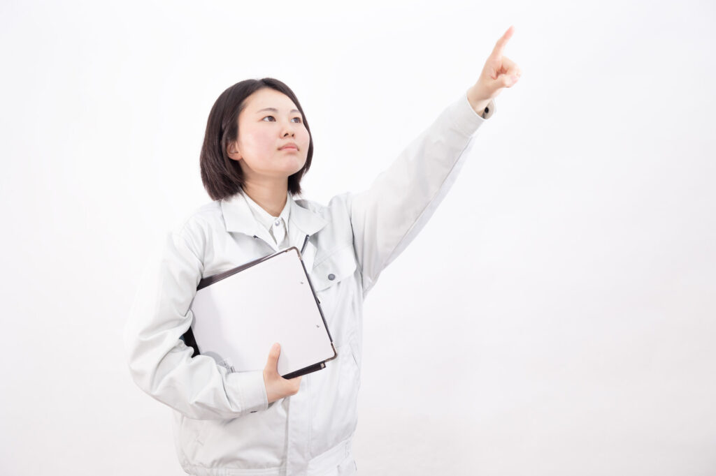女性作業員