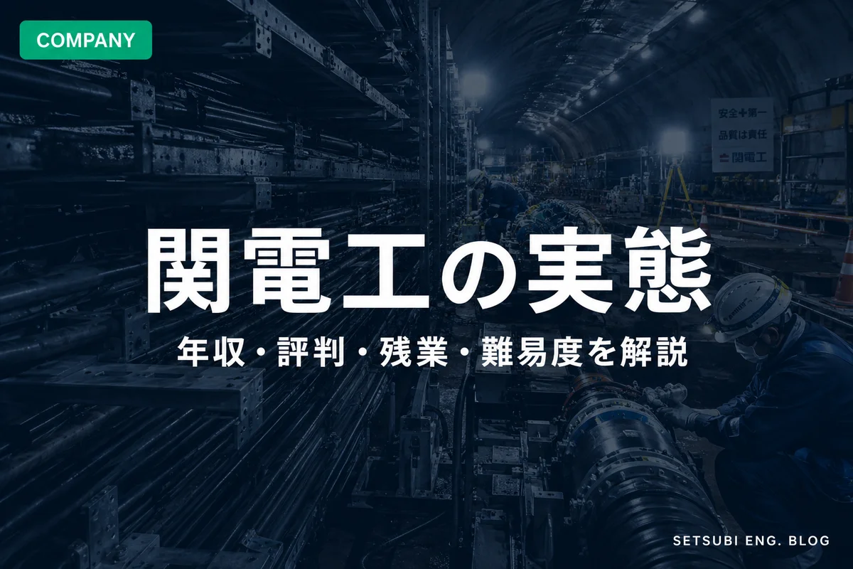 関電工の地中送電ケーブル敷設工事現場 高圧ケーブルラックと電力インフラ