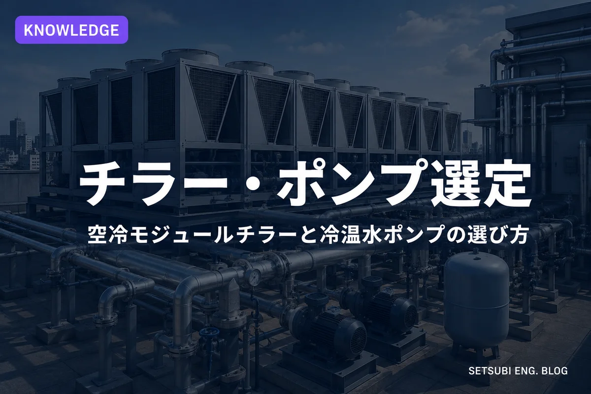 空冷モジュールチラーの選定ポイントと省エネ運転の実務ガイド